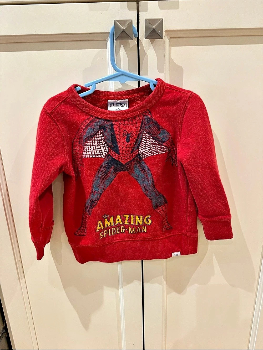 Gap Marvel Spider-Man sweatshirt Spider-Man Sweatshirt Boys 3T Like New